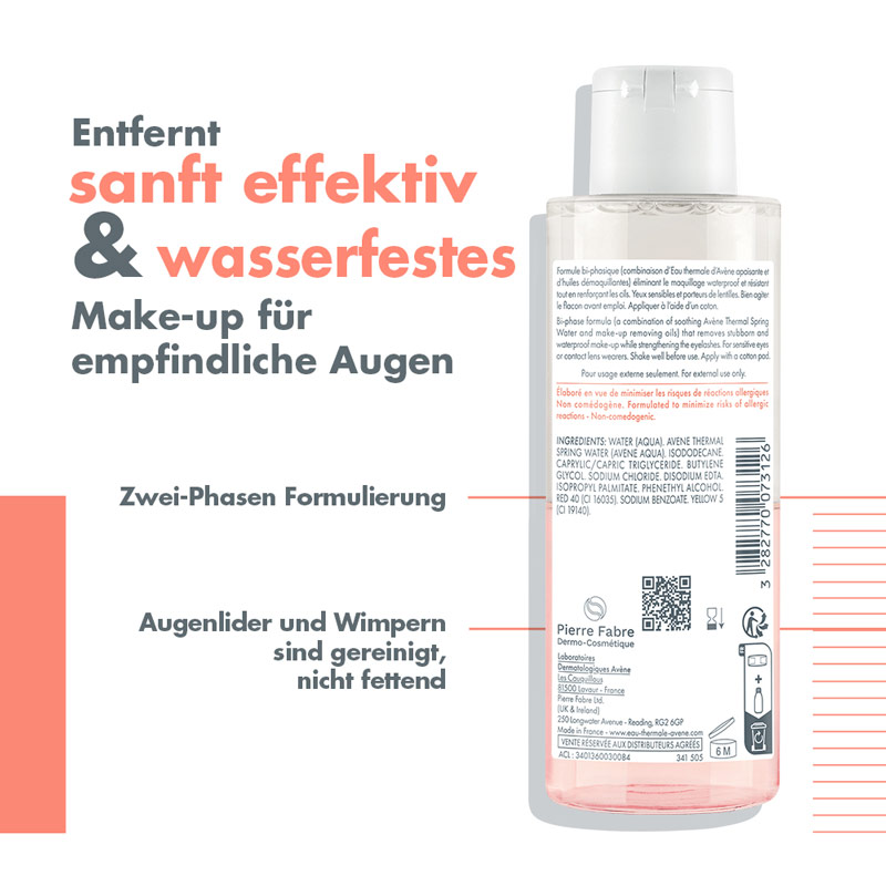 Avène Augen-Make-up-Entferner  125 ml Flüssigkeit