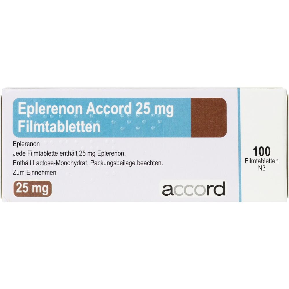 EPLERENON Accord 25 mg Filmtabletten 100 St Filmtabletten