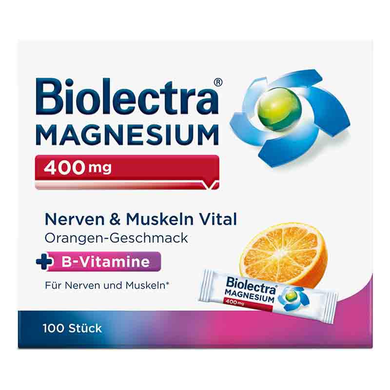 Biolectra MAGNESIUM 400 mg 100 St Pellets