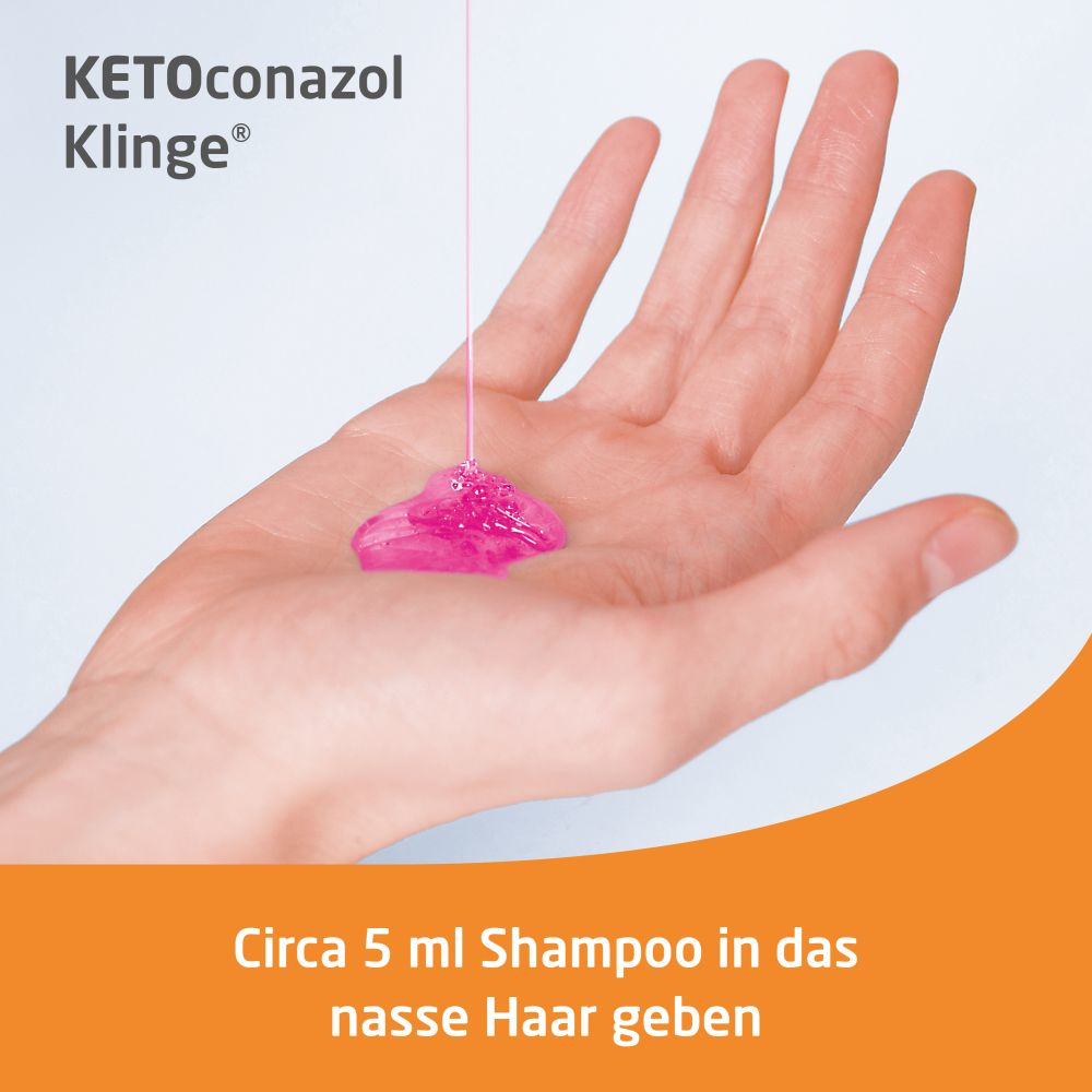 KETOconazol Klinge 20 mg/g 120 ml Shampoo
