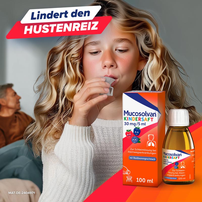 Mucosolvan KINDERSAFT 100 ml Lösung zum Einnehmen