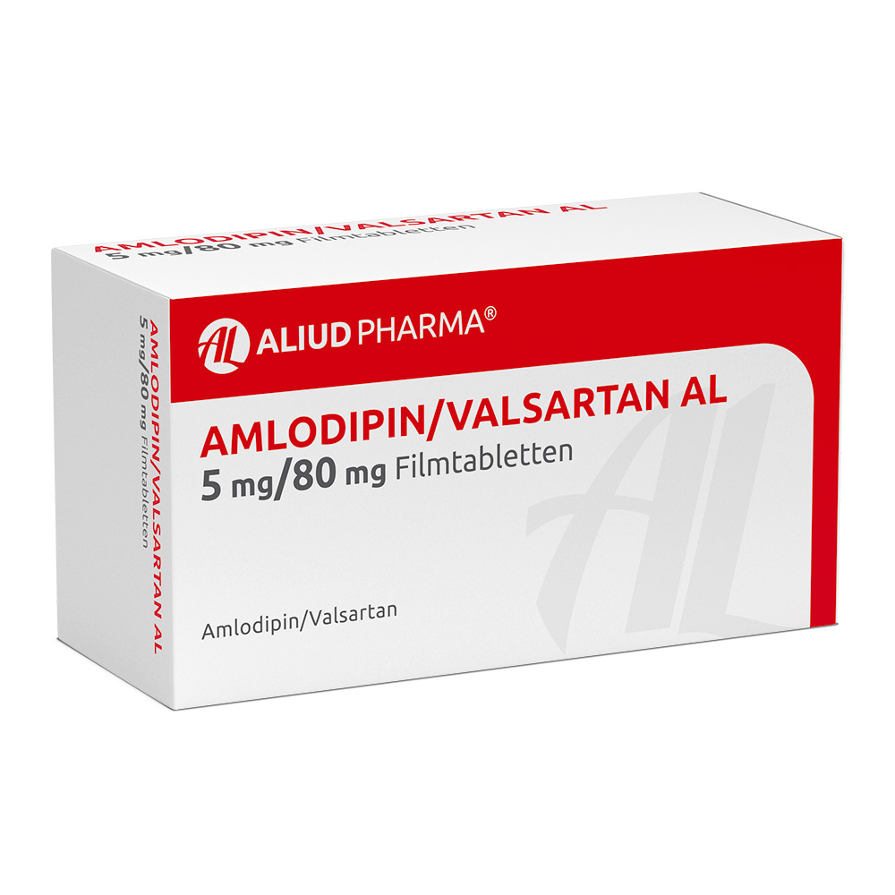 AMLODIPIN / VALSARTAN AL 5mg / 80mg 56 St Filmtabletten