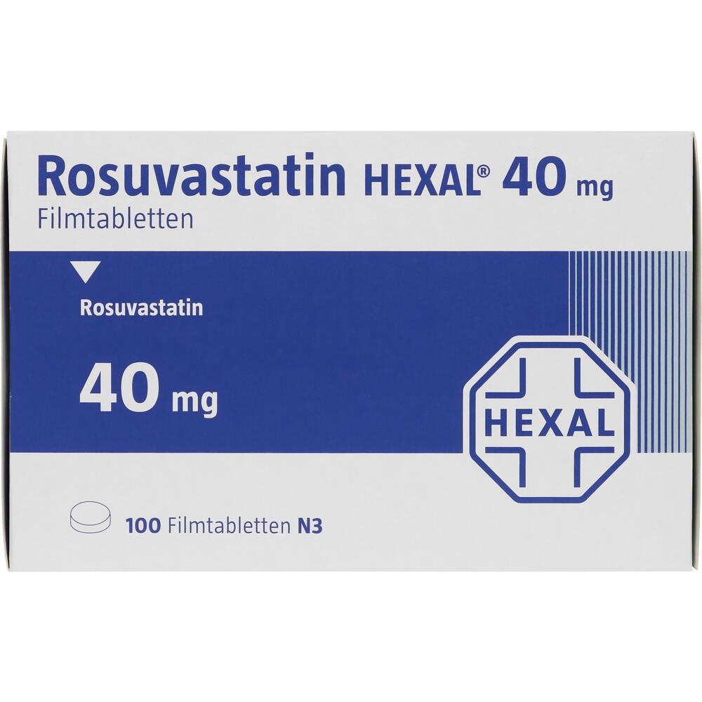 Rosuvastatin HEXAL 40 mg Filmtabletten 100 St Filmtabletten