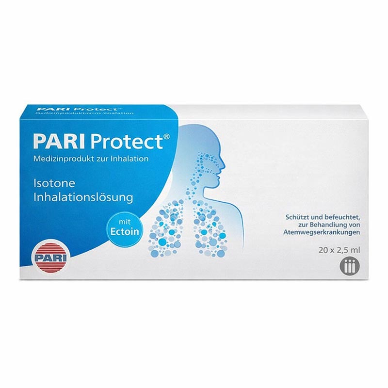 PARI ProtECT Inhalationslösung mit Ectoin Ampullen 20X2.5 ml Ampullen