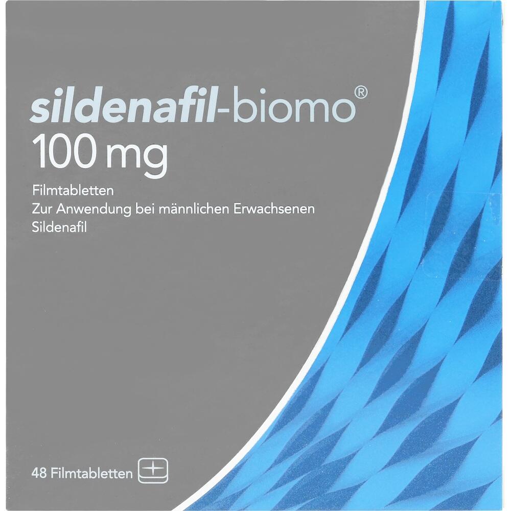 SILDENAFIL biomo 100 mg Filmtabletten 48 St Filmtabletten