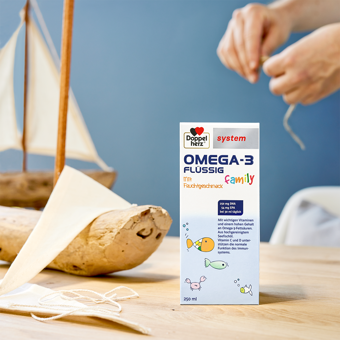 Doppelherz system OMEGA-3 FLÜSSIG family 250 ml Flüssigkeit zum Einnehmen