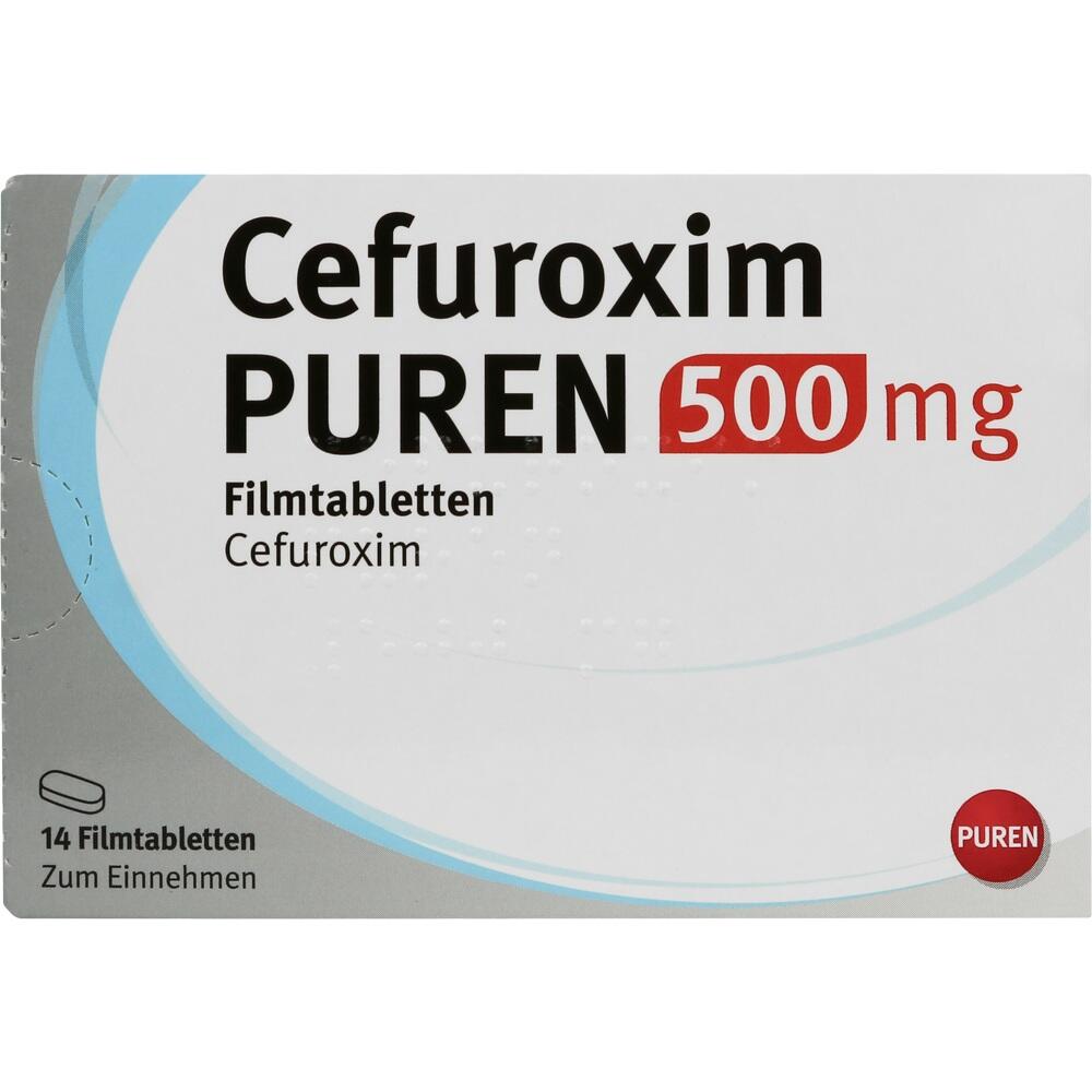 CEFUROXIM PUREN 500 mg Filmtabletten 14 St Filmtabletten