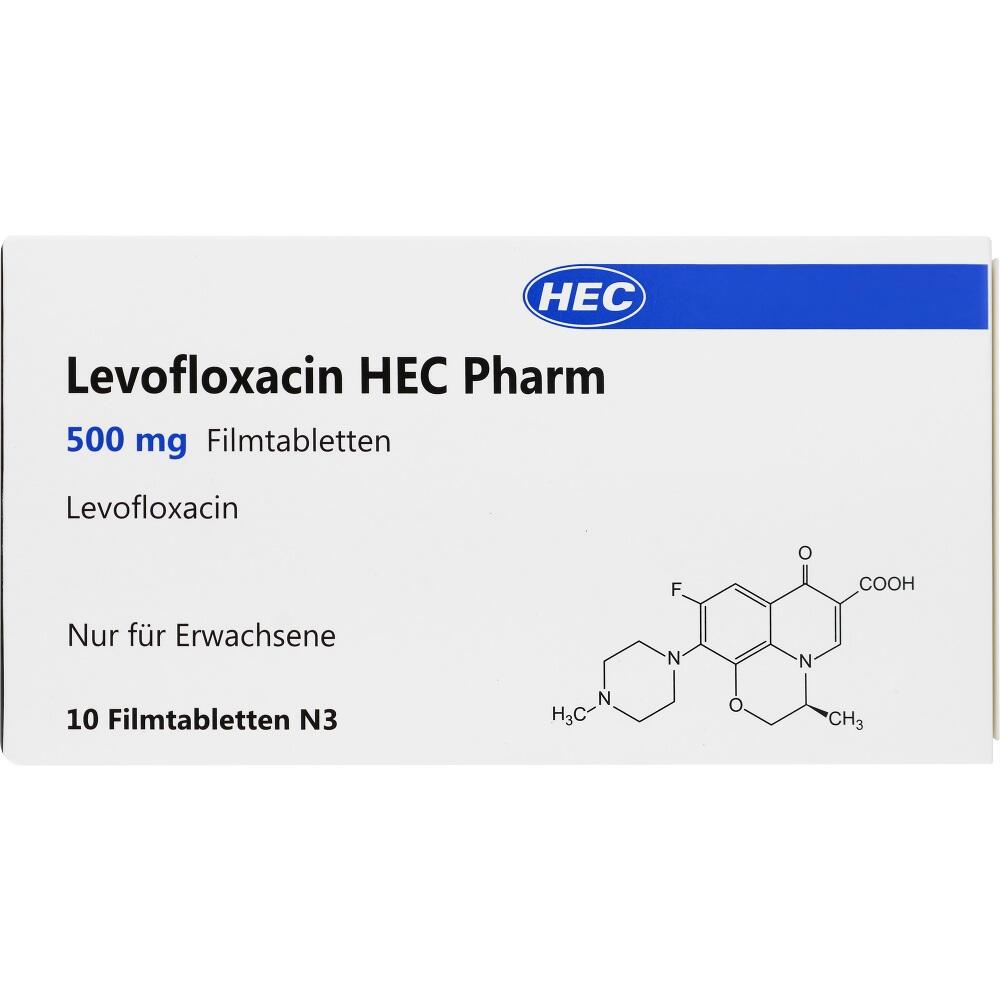 Levloxacin HEC Pharm 500 mg 10 St Filmtabletten
