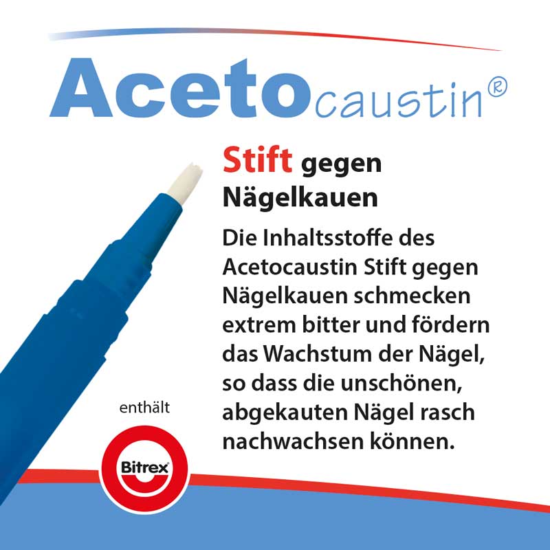 Acetocaustin Stift gegen Nagelkauen  3 ml Stifte