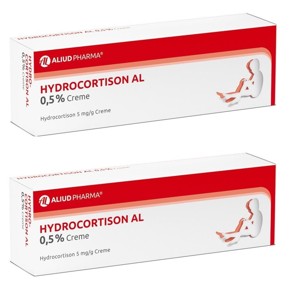 HYDROCORTISON AL 0,5% Creme 30 g Doppelpack 2X30 g Creme