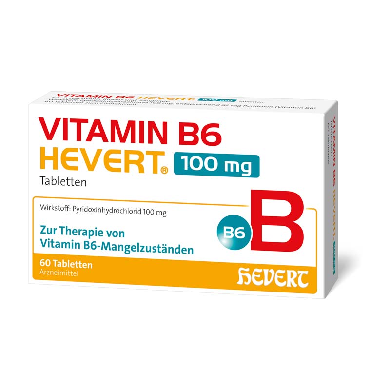 VITAMIN B6 HEVERT 100 mg 60 St Tabletten