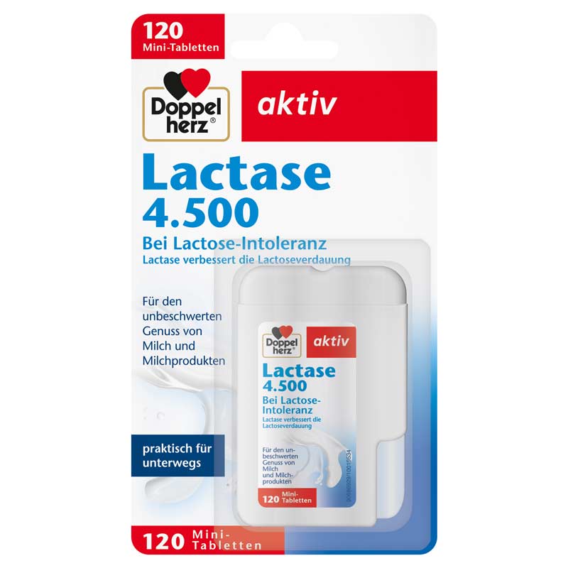 Doppelherz aktiv Lactase 4.500  120 St Tabletten
