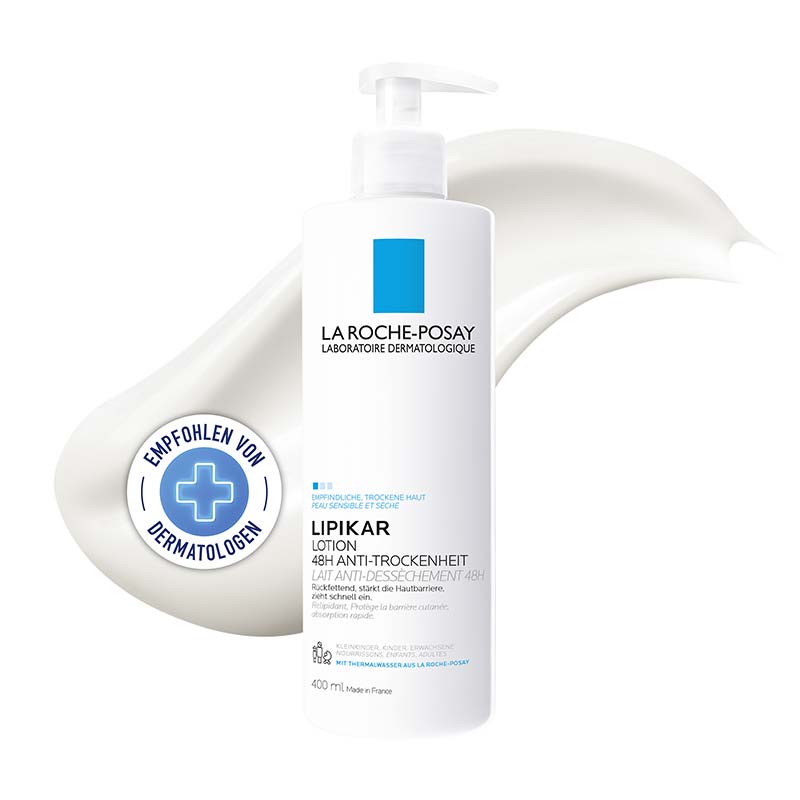 LA ROCHE-POSAY Lipikar Rückfettende Körperlotion 400 ml Milch
