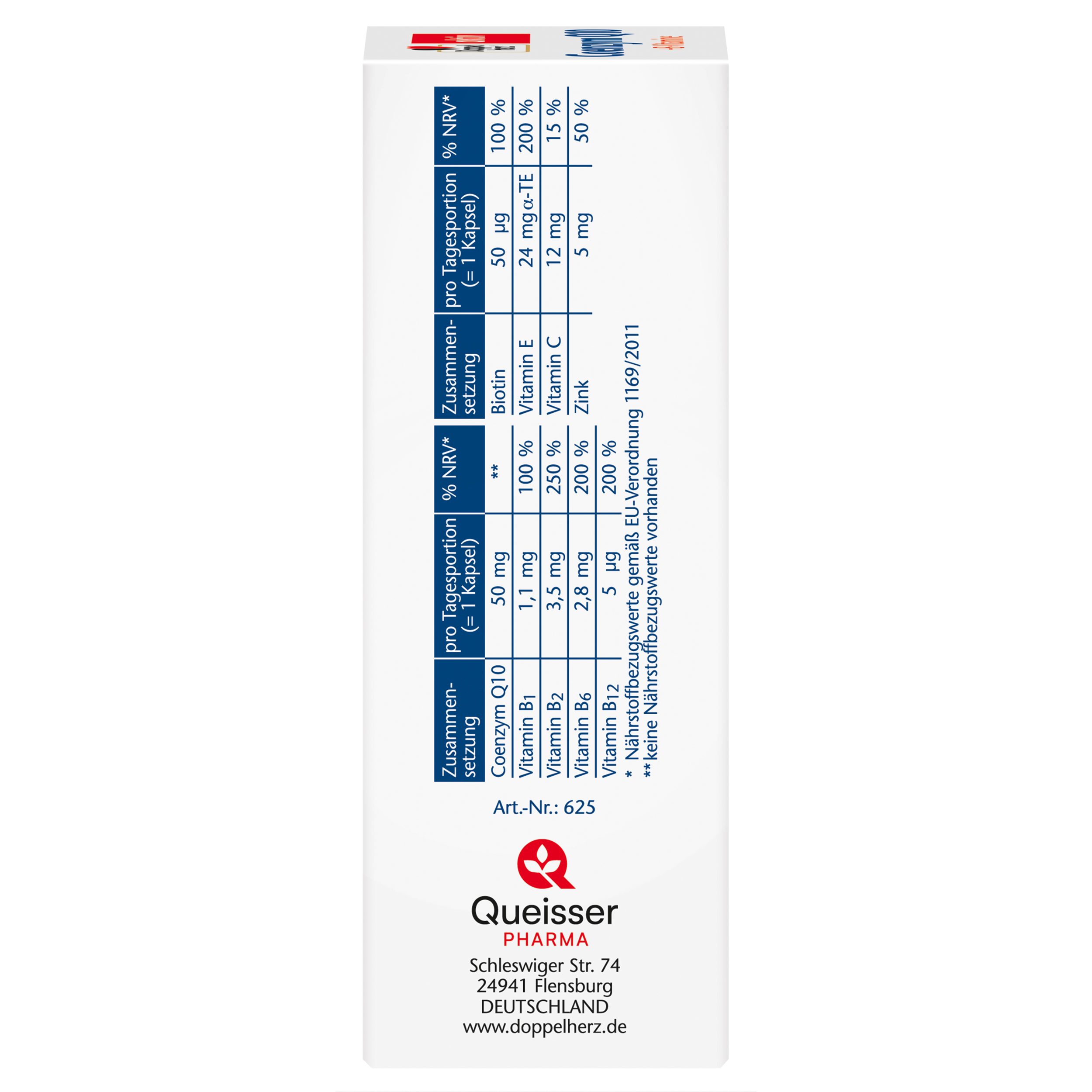 Doppelherz aktiv Coenzym Q10+B Vitamine 60 St Kapseln