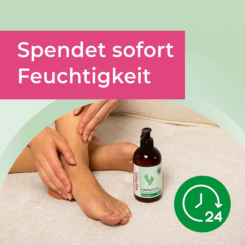 Myfeet Fußpflegecreme - repariert trockene Haut & rissige Fersen