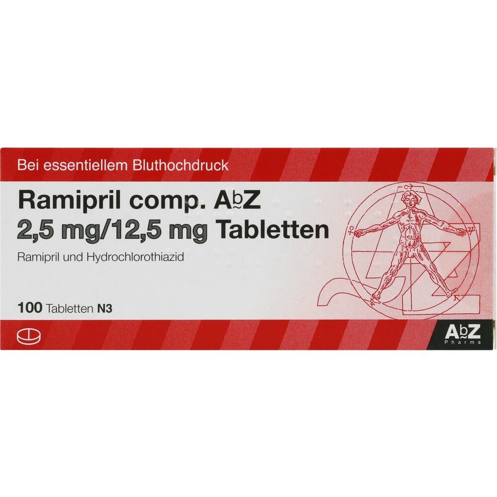 Ramipril comp. AbZ 2,5mg/12,5mg 100 St Tabletten