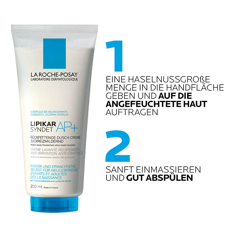LA ROCHE-POSAY Lipikar Syndet AP+ Reinigungs-Cremegel 200 ml Gel