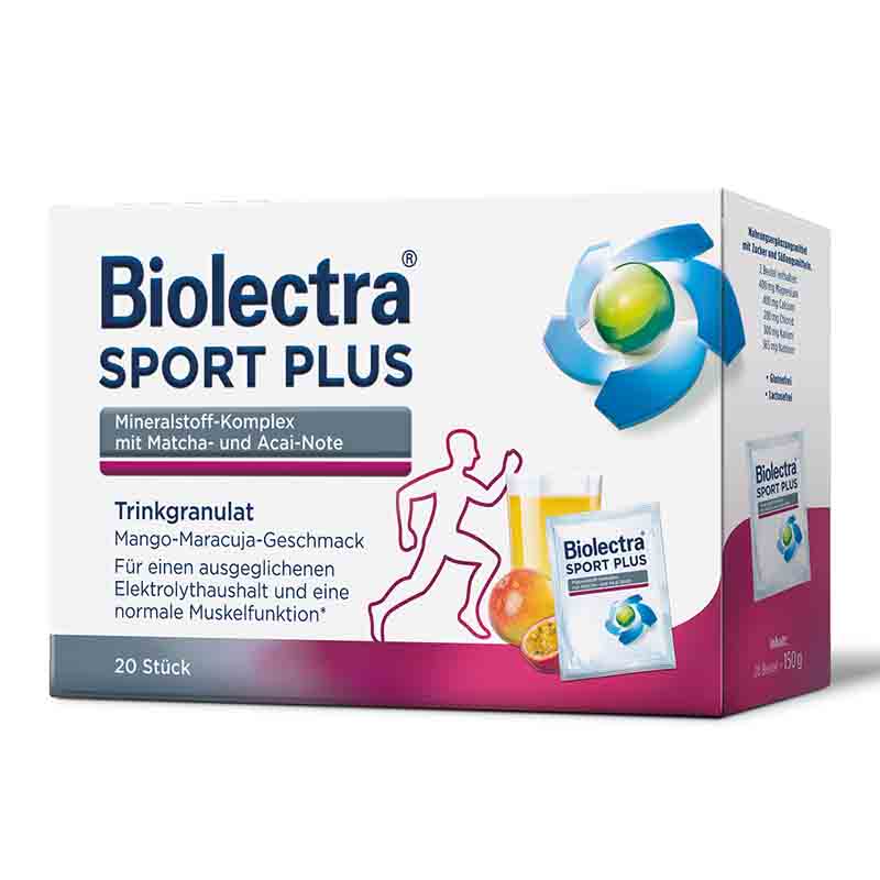 Biolectra SPORT PLUS Trinkgranulat  20 St Granulat