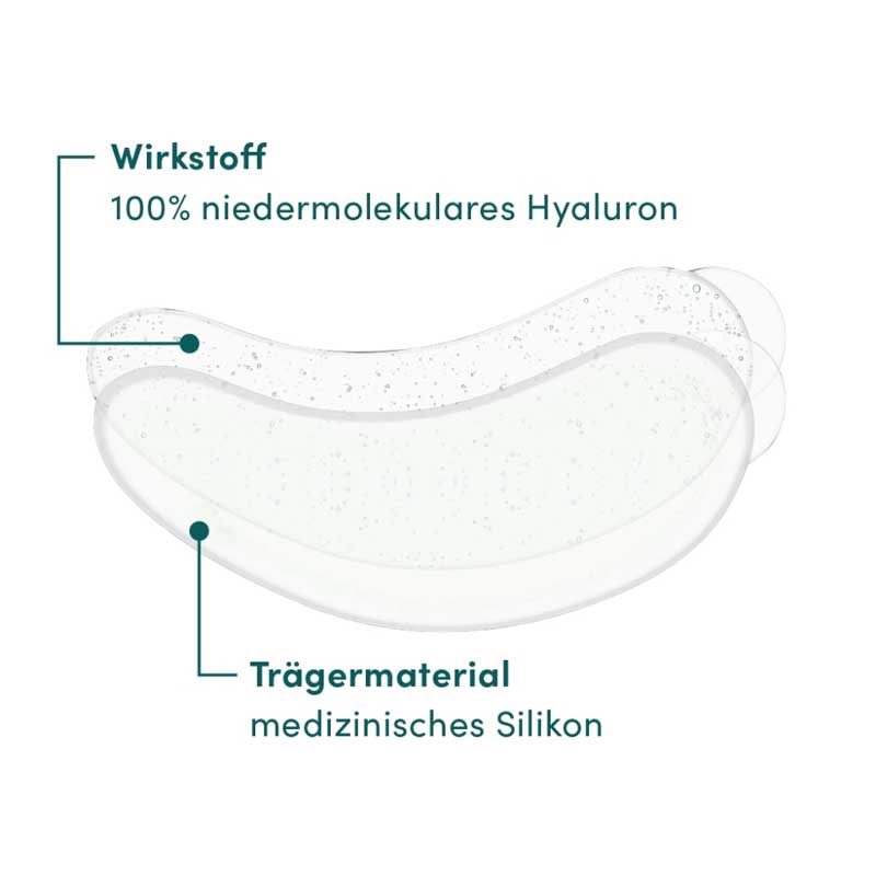APRICOT Augen Pads mit Hyaluron, wiederverwendbar 2 St