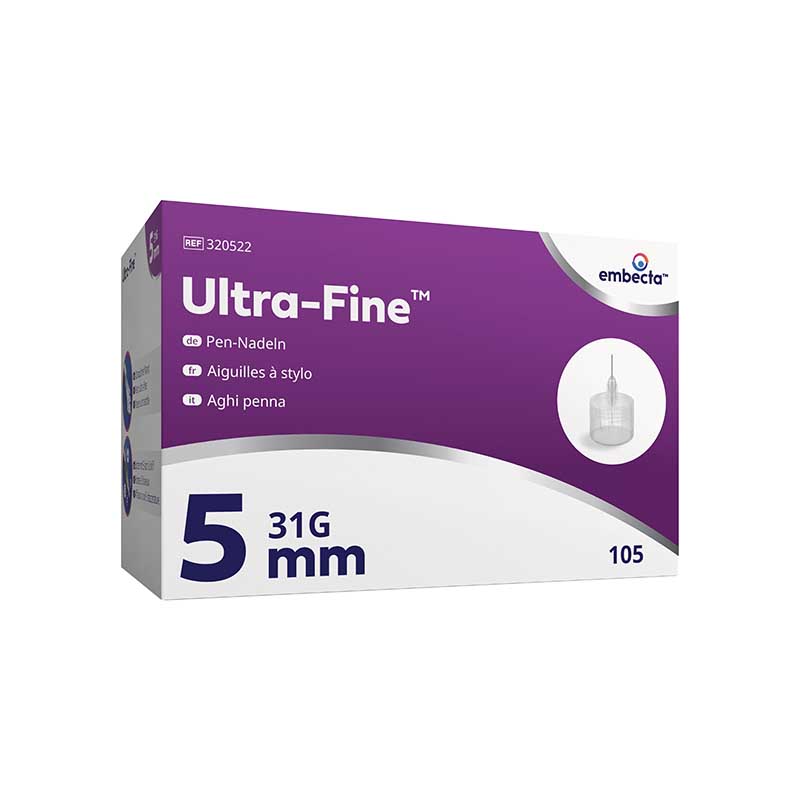 Ultra-Fine Pen-Nadeln 0,25x5 mm 31 G 105 St Kanüle