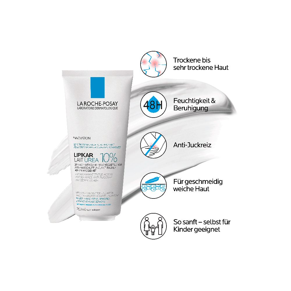 LA ROCHE POSAY LIPIKAR LAIT UREA 10% 200 ml Milch