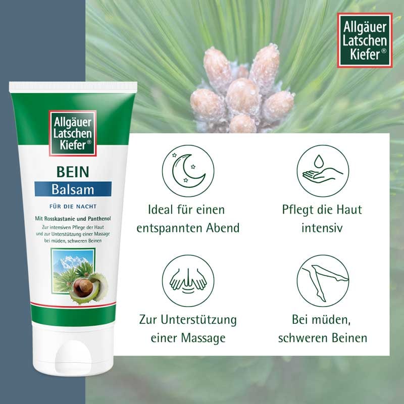 Allgäuer Latschen Kiefer BEIN Balsam FÜR DIE NACHT  200 ml Balsam