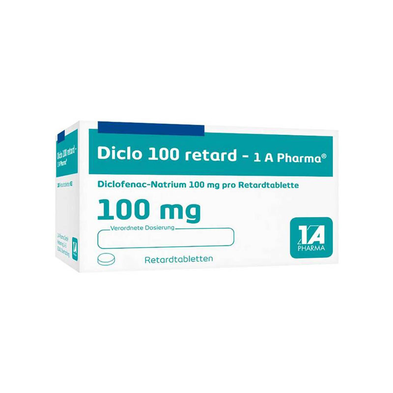 Diclo 100 retard-1 A Pharma 50 St Retard-Tabletten