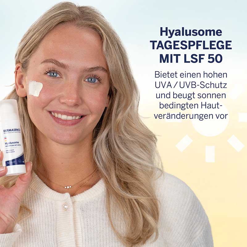 DERMASENCE Hyalusome TAGESPFLEGE MIT LSF 50 50 ml Emulsion