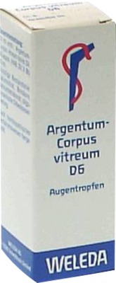 WELEDA ARGENTUM CORPUS Vitreum D 6 Augentropfen 10 ml Augentropfen
