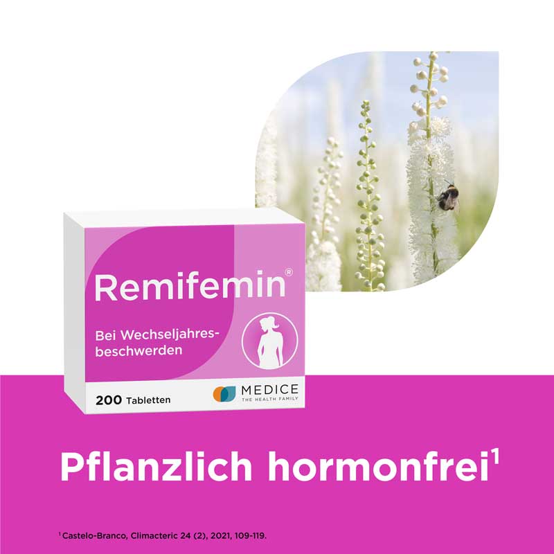 Remifemin bei Wechseljahresbeschwerden 200 St Tabletten