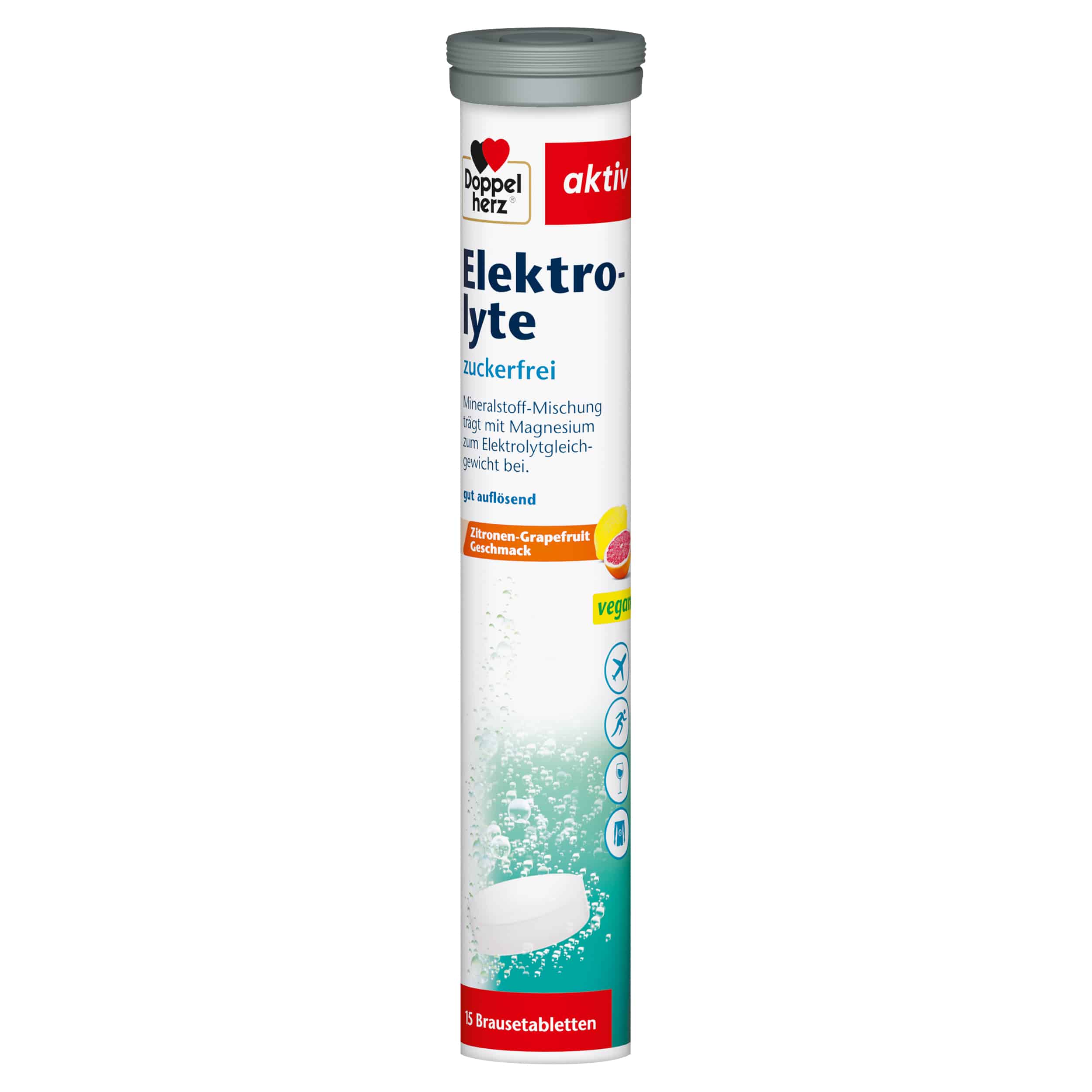 Doppelherz aktiv Elektrolyte zuckerfrei 15 St Brausetabletten