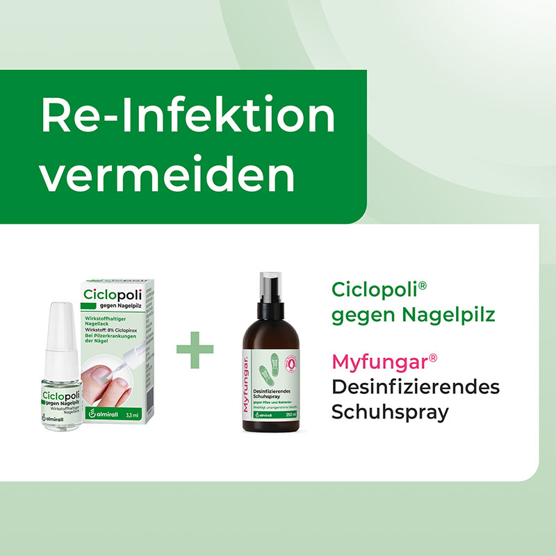 Ciclopoli gegen Nagelpilz Nagellack mit Applikationshilfe 6.6 ml Wirkstoffhaltiger Nagellack