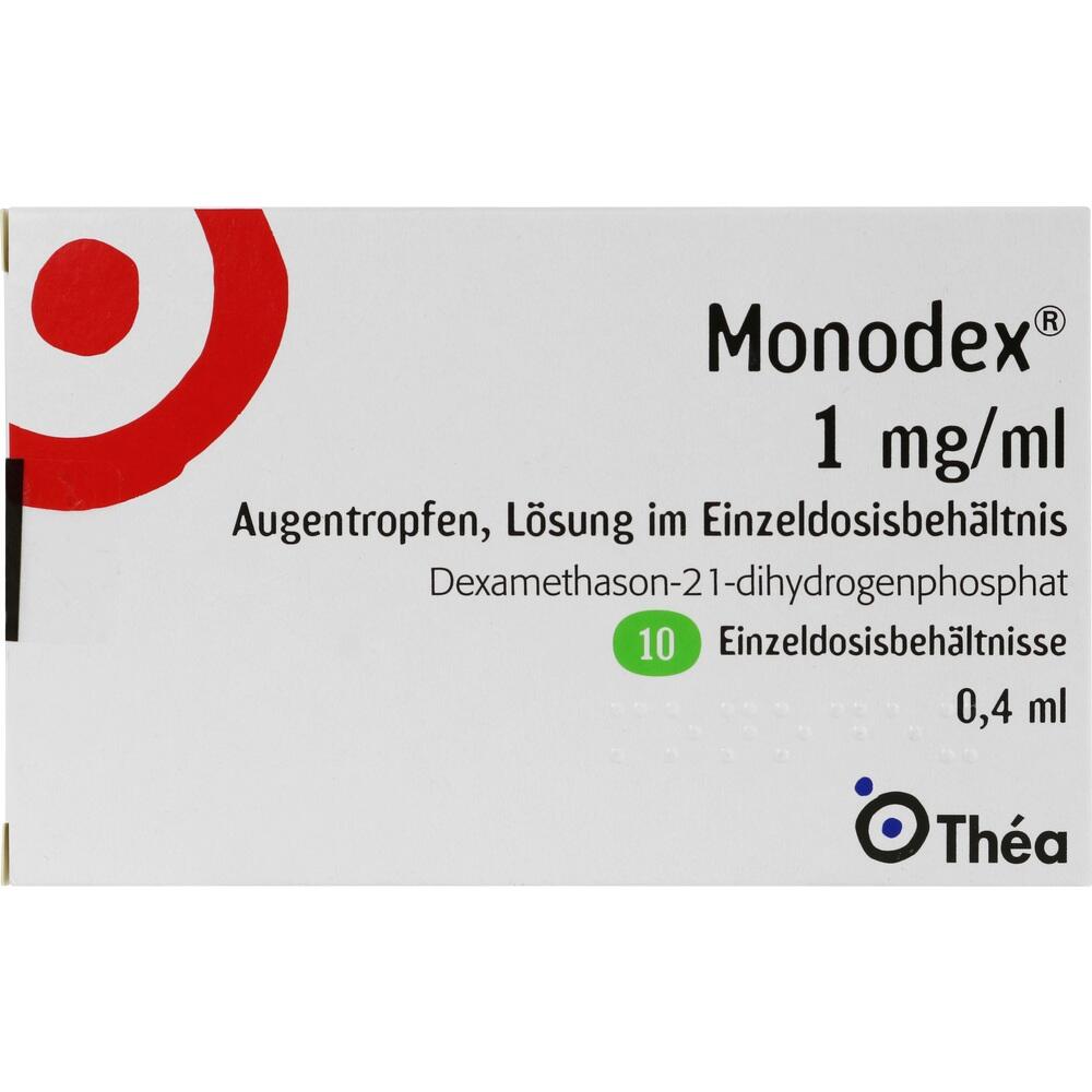 MONODEX 1 mg/ml Augentropfen i.Einzeldosisbehältn. 10X0.4 ml Augentropfen