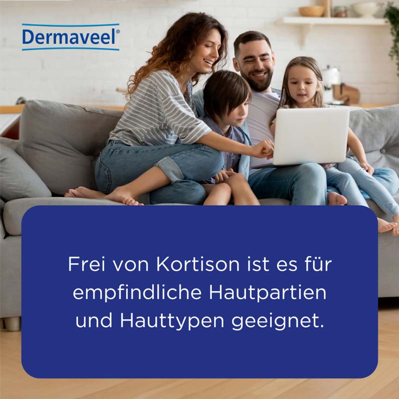 DERMAVEEL bei Juckreiz, Rötung und Trockenheit 50 ml Creme