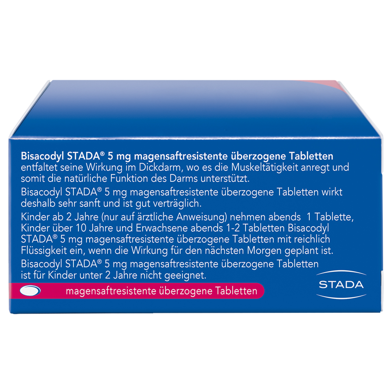 Bisacodyl STADA 5mg 100 St Tabletten magensaftresistent