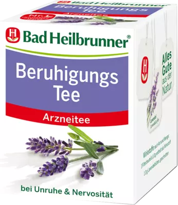 Bad Heilbrunner Beruhigungstee mit Lavendelblüten 8X1.0 g Filterbeutel