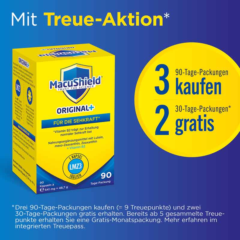 MacuShield ORIGINAL+ 90 Tage 90 St Weichkapseln