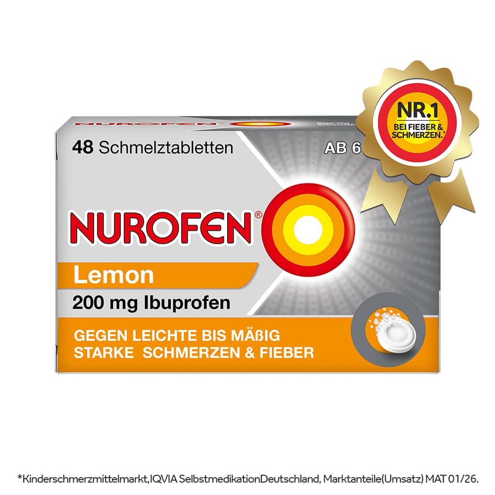 NUROFEN 200mg  Lemon 48 St Schmelztabletten