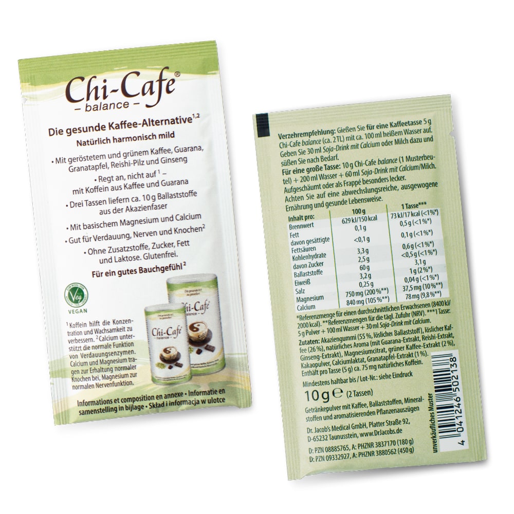 Chi-Cafe balance Wellness Genießer Kaffee mit Mineralstoffen