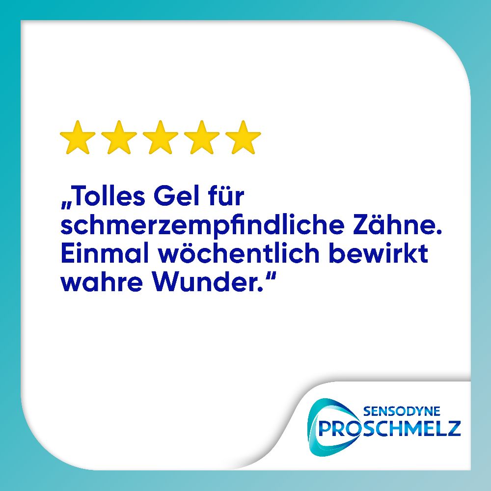 SENSODYNE PROSCHMELZ FLUORID GELEE 1,25% 25 g Gel