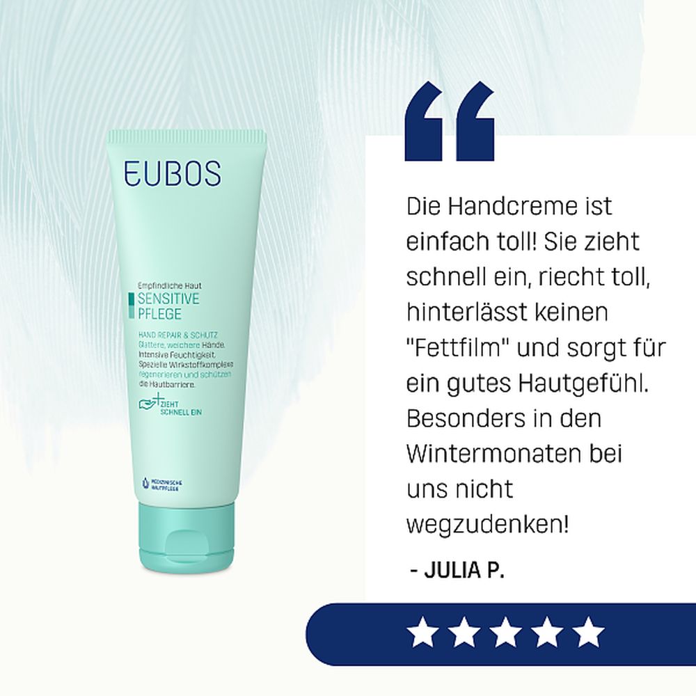 EUBOS SENSITIVE PFLEGE HAND REPAIR & SCHUTZ 75 ml Creme