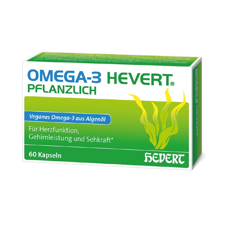 OMEGA-3 HEVERT PFLANZLICH  60 St Weichkapseln