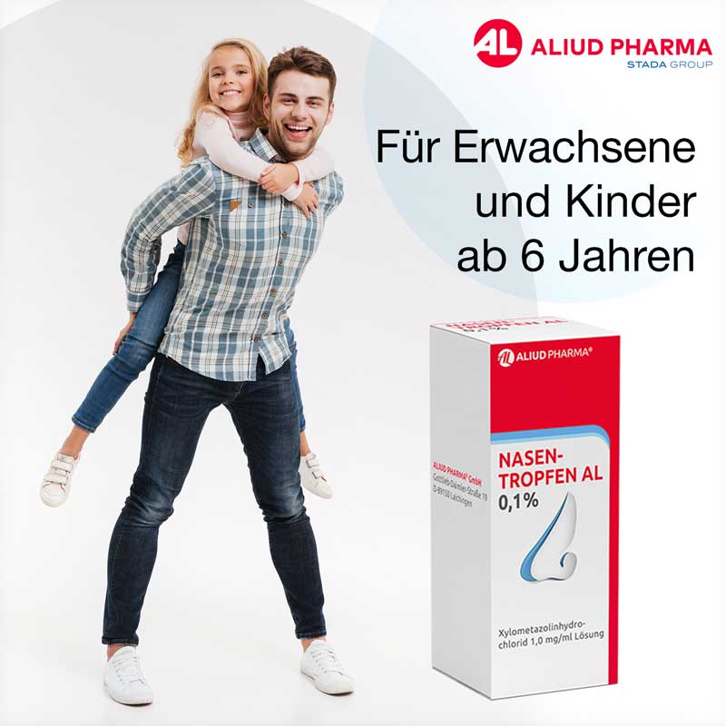 Nasentropfen AL 0,1 % bei Schnupfen