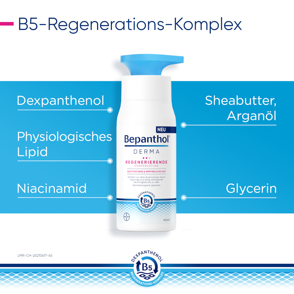 Bepanthol DERMA REGENERIERENDE KÖRPERLOTION 1X400 ml Lotion