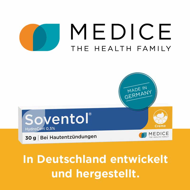 Soventol HydroCort 0,5% bei akuten Hautentzündungen 30 g Creme