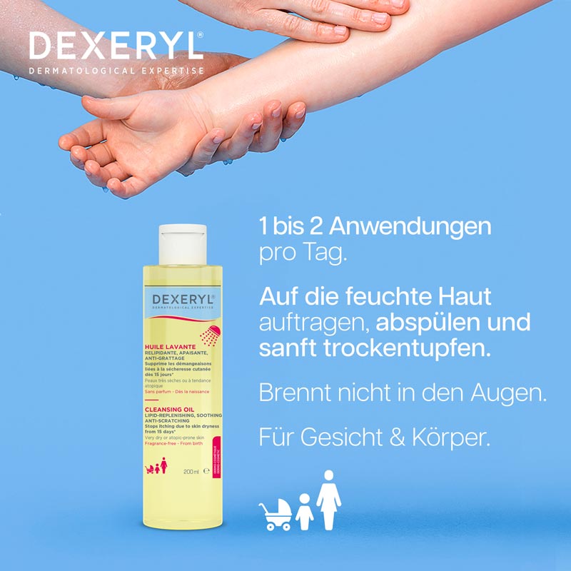 DEXERYL REINIGUNGSÖL 200 ml Duschgel