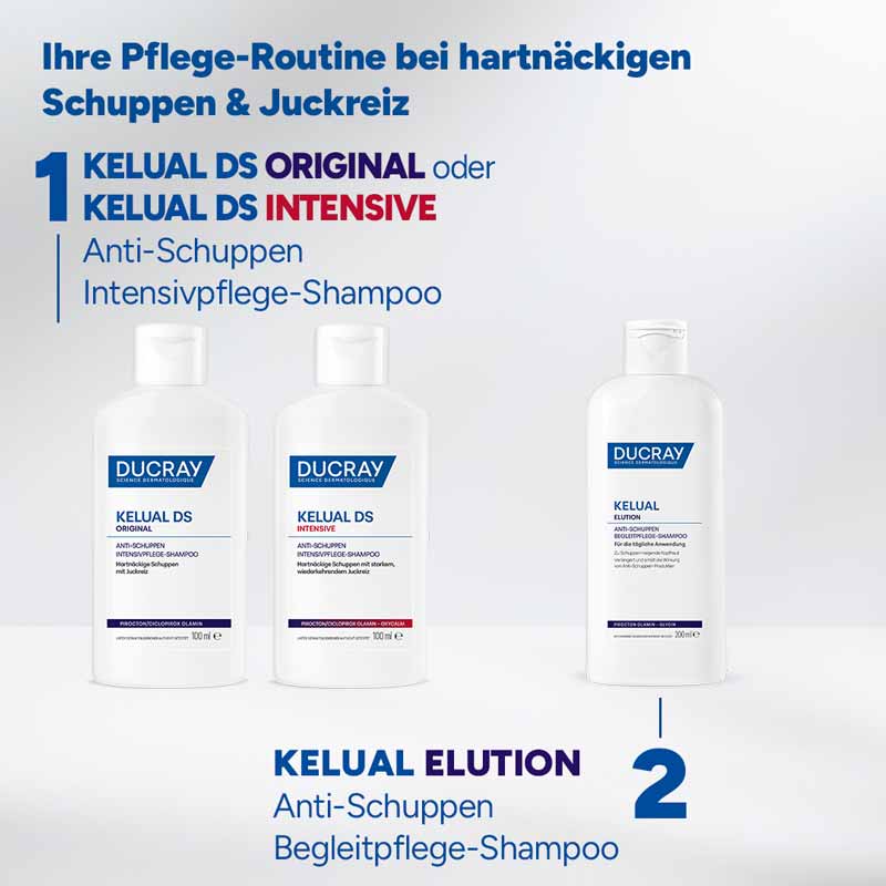 DUCRAY KELUAL ELUTION ANTI-SCHUPPEN BEGLEITPFLEGE-SHAMPOO 200 ml Shampoo