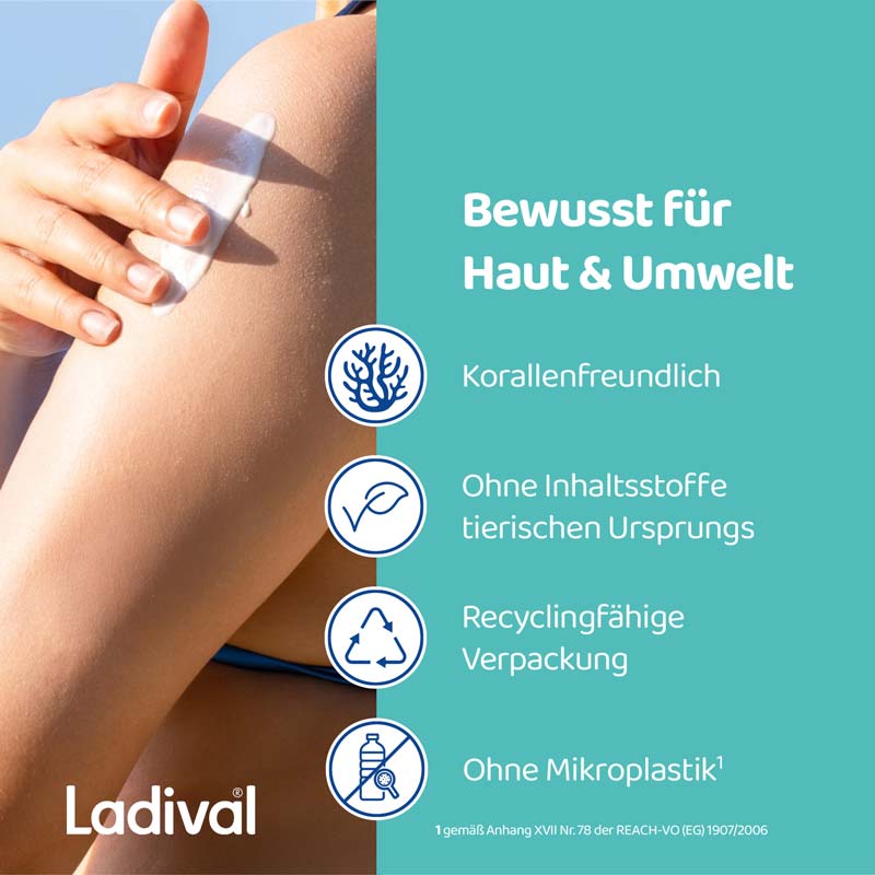 Ladival Allergische Haut Après Pflege-Gel, After Sun Repair bei Sonnenallergie oder Mallorca-Akne, kühlt und pflegt nach der Sonne, spendet intensiv Feuchtigkeit, für Erwachsene & Kinder ab 6 Monaten geeignet, 200ml