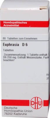 EUPHRASIA D 6  80 St Tabletten