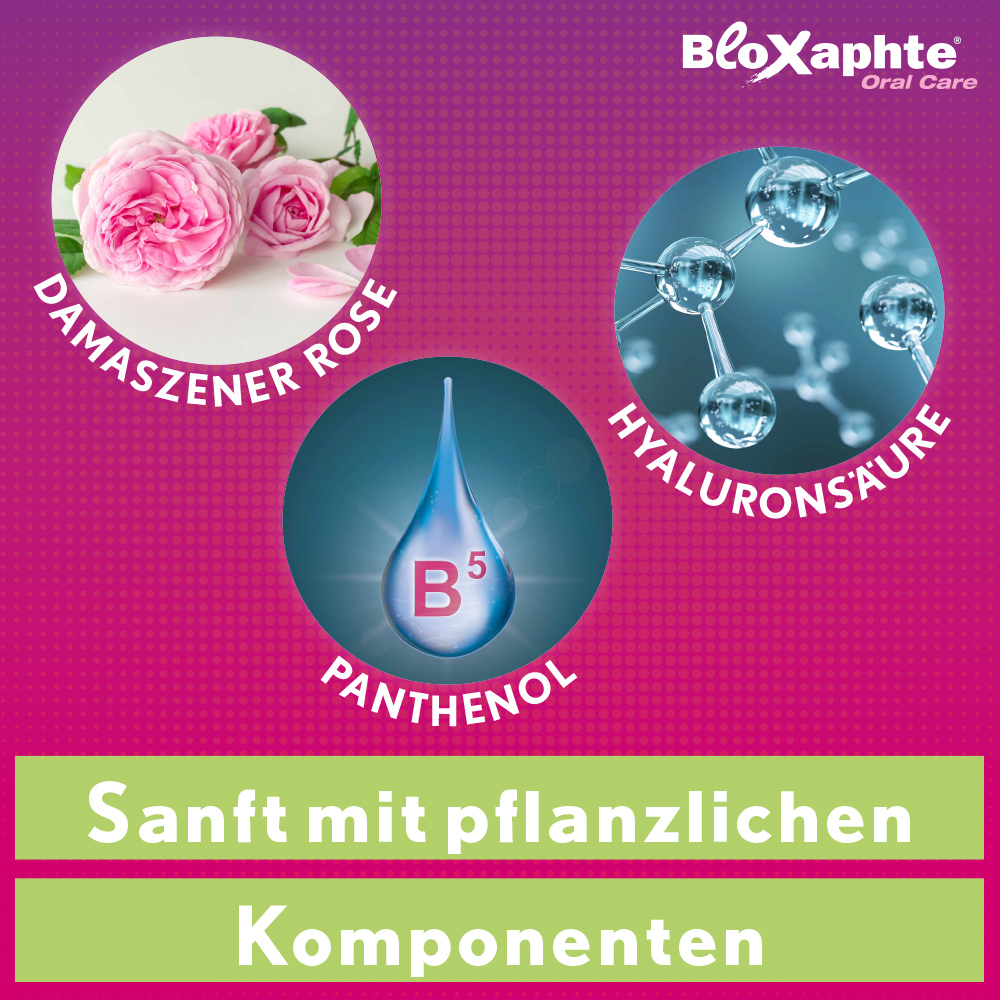 Bloxaphte Oral Care Mundspülung bei Aphthen und Verletzungen im Mund 100 ml Mundwasser